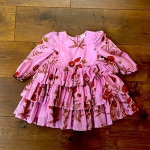 Worn 1x Pink Chicken Fleur Dress size 2Y !